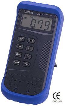 Dual Input digital thermometer dtm-306